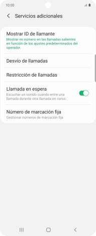 Pulsa el indicador junto a 
