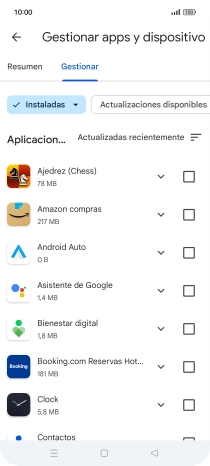 Pulsa la app deseada.