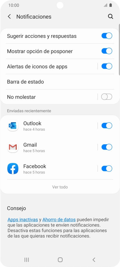 Pulsa Ver todo.