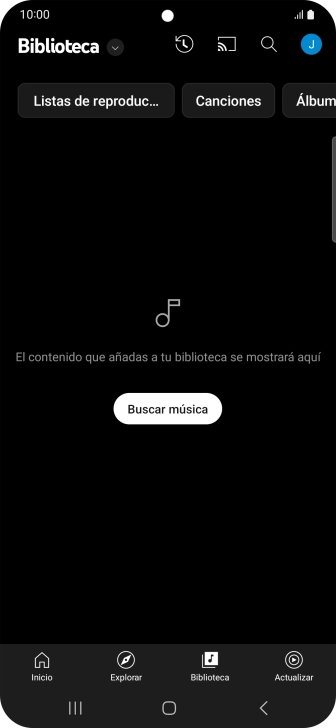 Pulsa la lista desplegable.