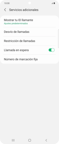 Pulsa el indicador junto a 