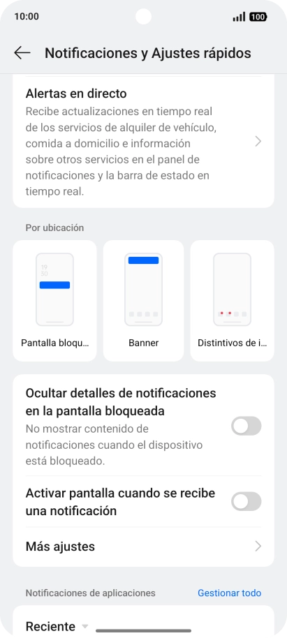 Pulsa Gestionar todo.