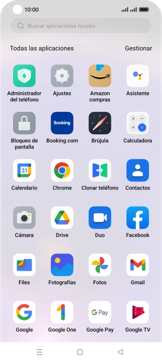 Pulsa Contactos.