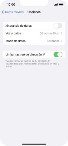 Pulsa Voz y datos.