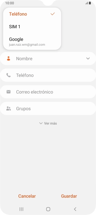 Pulsa Teléfono.
