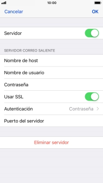 Pulsa el indicador junto a 