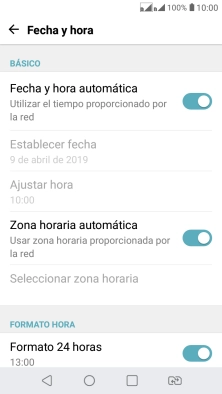 Pulsa la tecla de inicio para terminar y regresar a la pantalla de inicio.