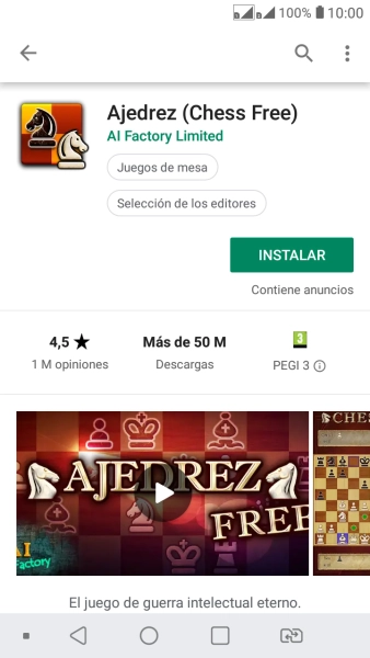 Pulsa INSTALAR y sigue las indicaciones de la pantalla para instalar la app.