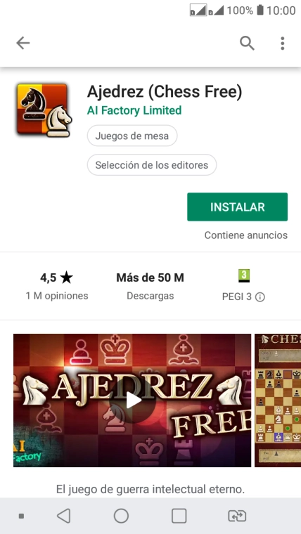 Pulsa INSTALAR y sigue las indicaciones de la pantalla para instalar la app.