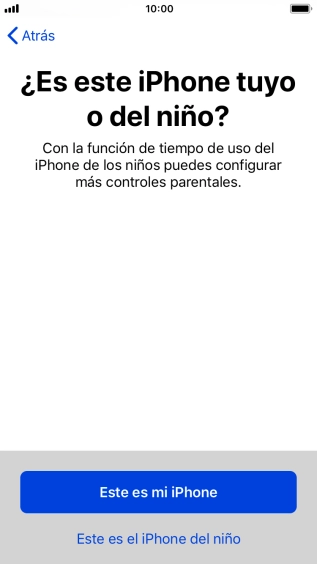 Pulsa Este es mi iPhone.