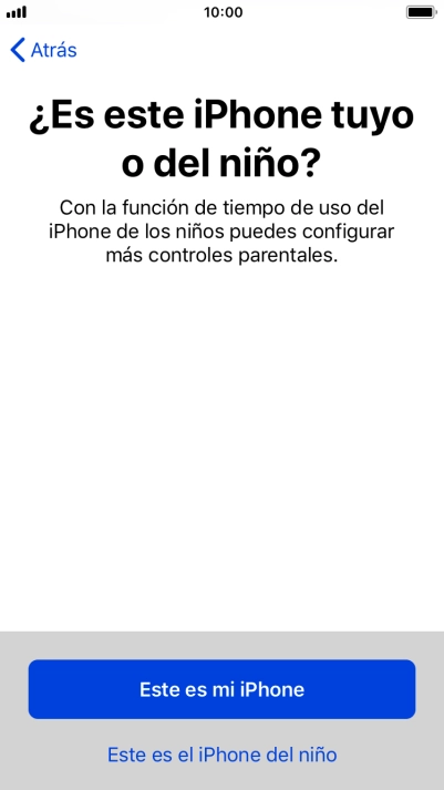 Pulsa Este es mi iPhone.