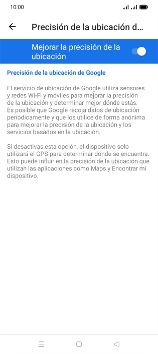 Si pulsas el indicador junto a 