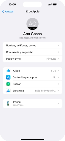 Desliza el dedo hacia arriba desde la parte inferior de la pantalla para terminar y volver a la pantalla de inicio.