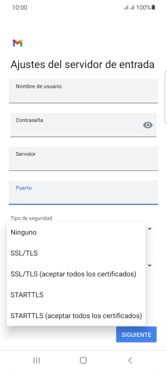 Pulsa Ninguno.