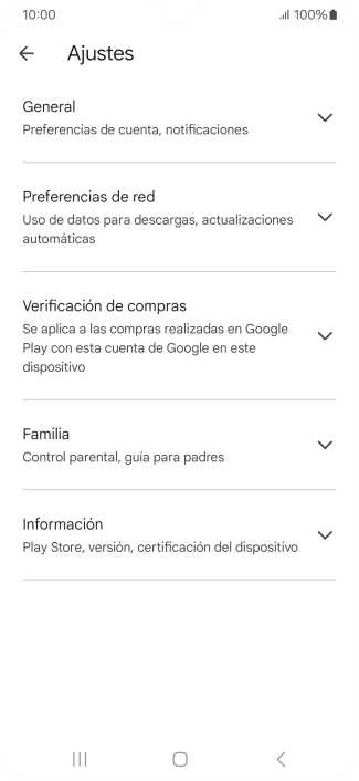 Pulsa Preferencias de red.
