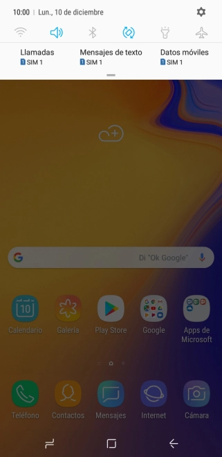 Pulsa el icono de ajustes.