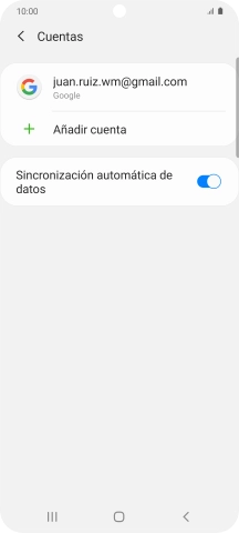 Pulsa Añadir cuenta.