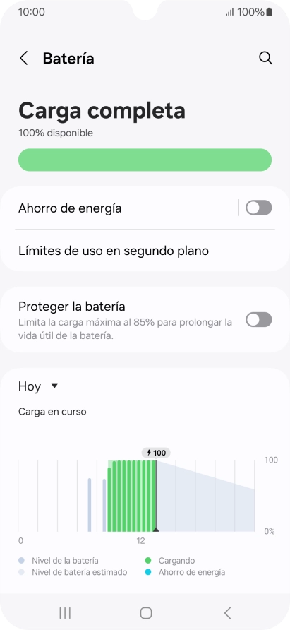 Pulsa Ahorro de energía.