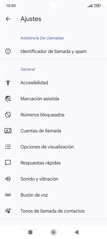 Pulsa Cuentas de llamada.