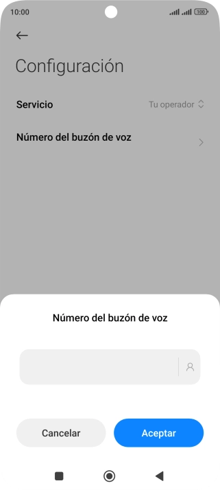 Introduce 22177 y pulsa Aceptar.
