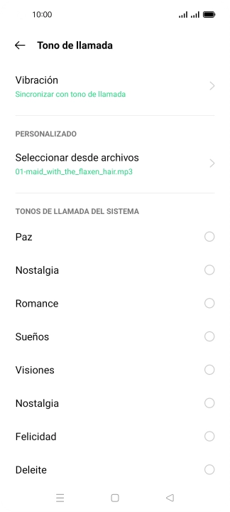 Pulsa la tecla de inicio para terminar y regresar a la pantalla de inicio.