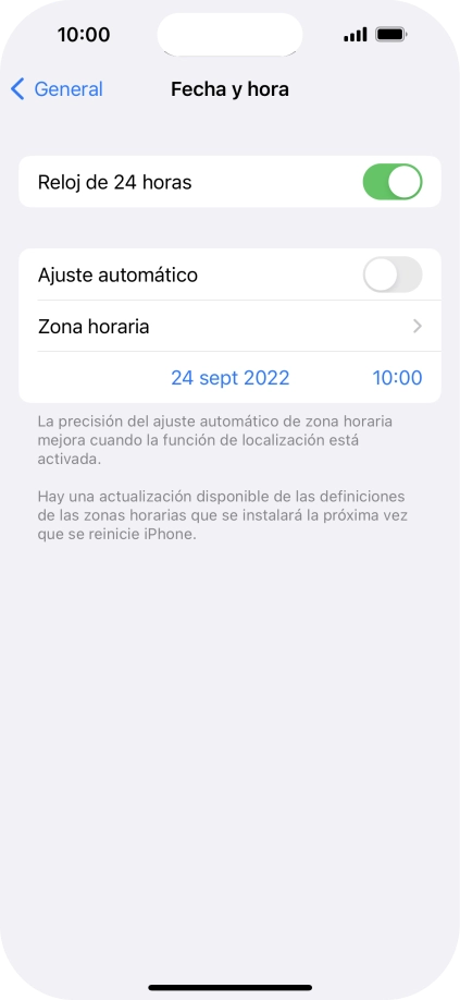 Pulsa el indicador junto a 