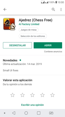 Pulsa DESINSTALAR.