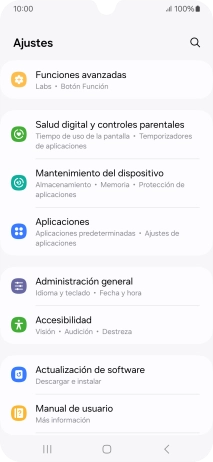 Pulsa Actualización de software.
