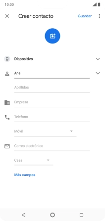Pulsa Apellidos e introduce el apellido.