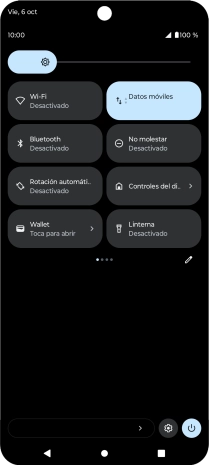 Pulsa el icono de ajustes.
