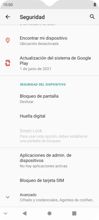 Pulsa Bloqueo de tarjeta SIM.