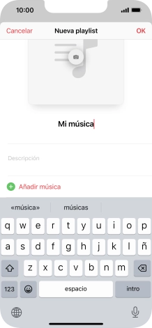 Pulsa Añadir música.