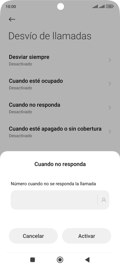 Introduce +34600132000 y pulsa Activar.