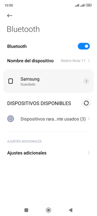 Pulsa la tecla de inicio para terminar y regresar a la pantalla de inicio.