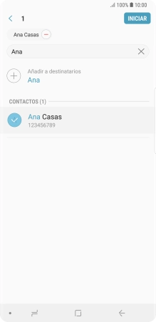 Pulsa INICIAR.