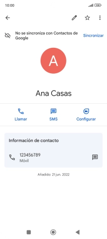 Pulsa la tecla de inicio para terminar y regresar a la pantalla de inicio.