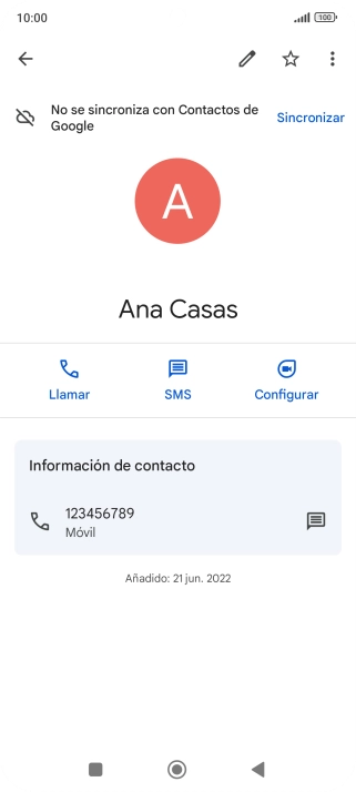 Pulsa la tecla de inicio para terminar y regresar a la pantalla de inicio.