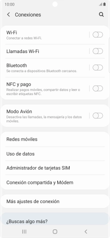 Pulsa Uso de datos.