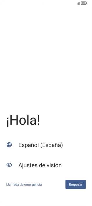 Pulsa Empezar.