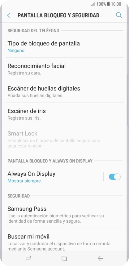 Pulsa la tecla de inicio para terminar y regresar a la pantalla de inicio.