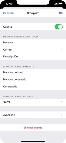 Pulsa SMTP.