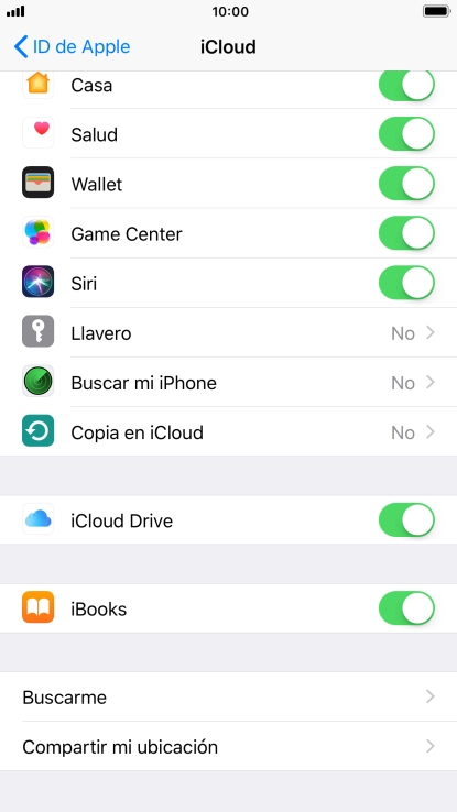 Pulsa Copia en iCloud.