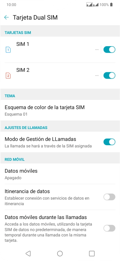 Pulsa el indicador junto a 