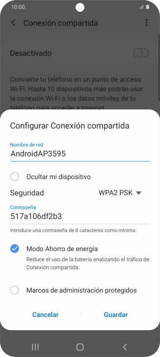 Pulsa en el campo bajo 