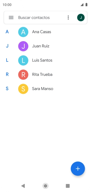 Desliza el dedo hacia la derecha desde la parte izquierda de la pantalla.