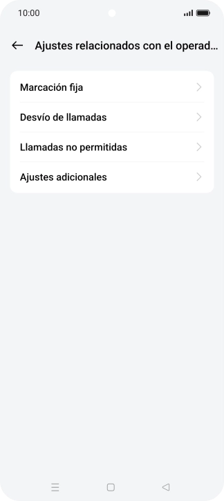 Pulsa Desvío de llamadas.
