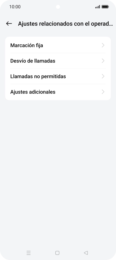 Pulsa Desvío de llamadas.