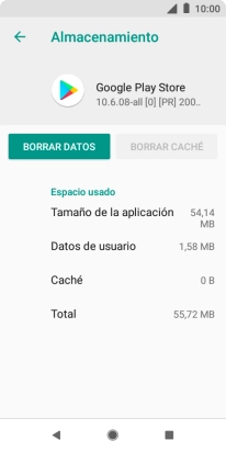 Pulsa la tecla de inicio para terminar y regresar a la pantalla de inicio.