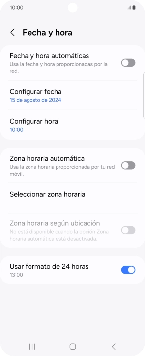Pulsa el indicador junto a 
