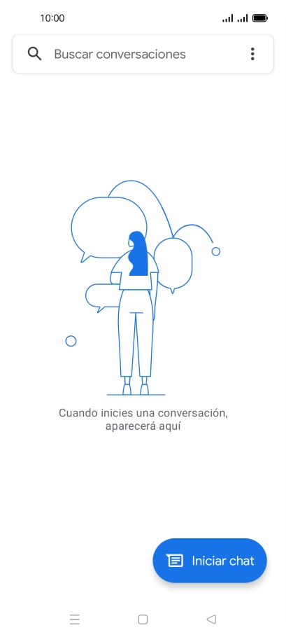 Pulsa Iniciar chat.